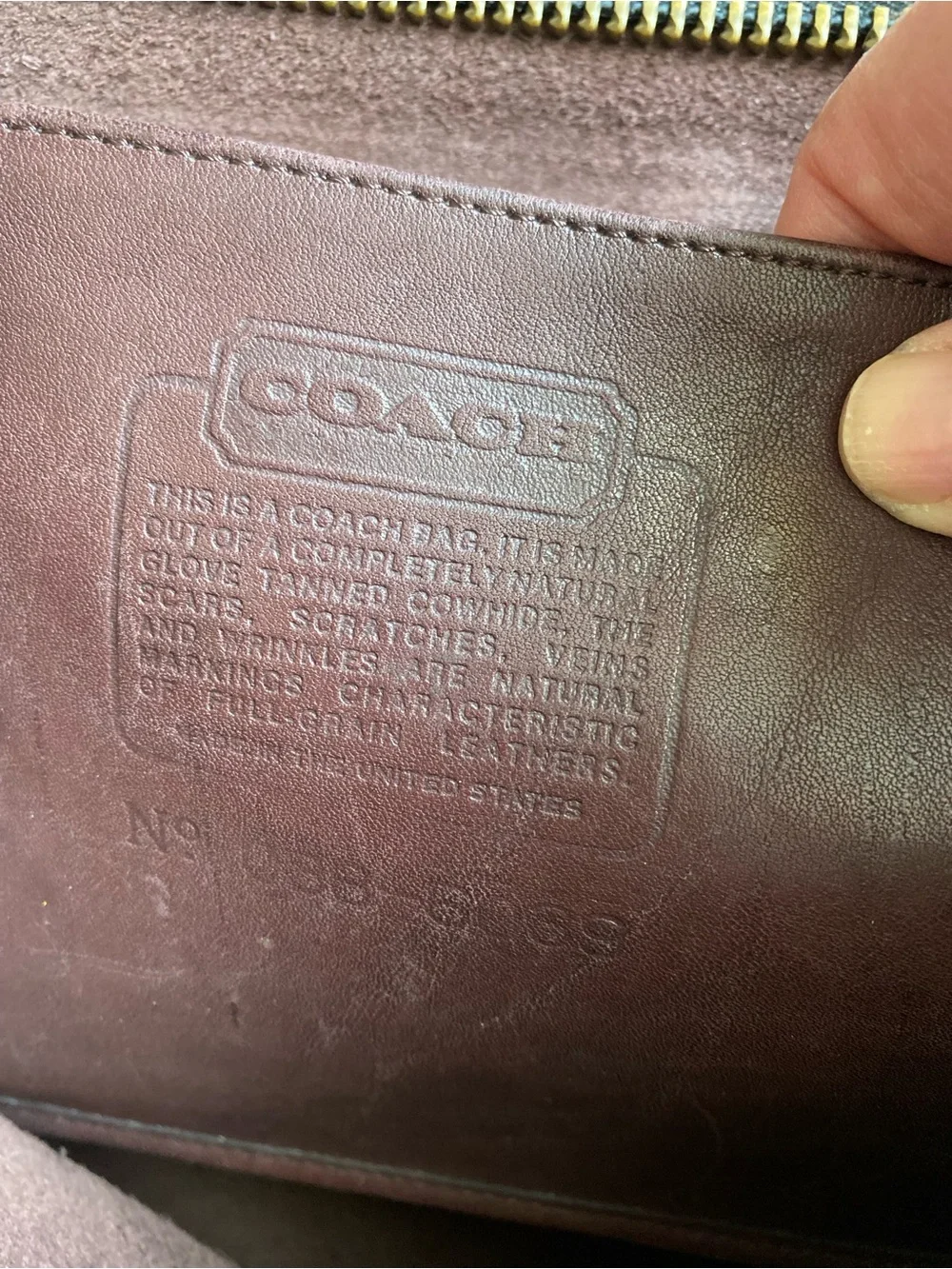 Vintage Coach Leather Tote Bag Classic Carryall Laptop Bag